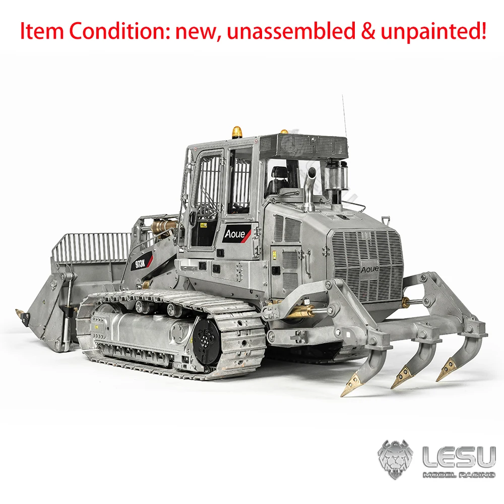 KIT LESU 973K RC Hydraulic Loader 1/14 Scale Radio Control Metal Heavy Machine Vehicles Cars Truck Kits Light Sound Toy TH23767