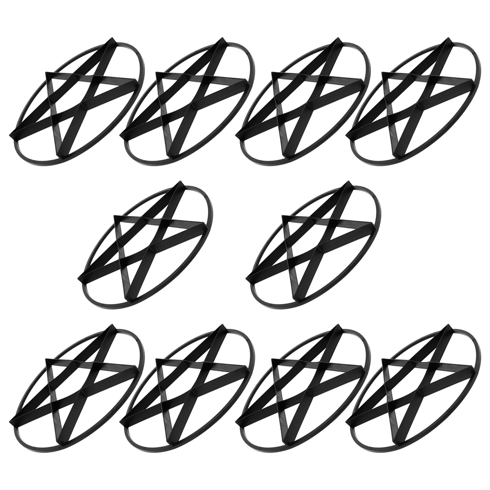 

10 Pcs Flower Pot Mat Plants Feet Outdoor Risers Stands for Indoor Metal Container Accessories Pp Bases Pots