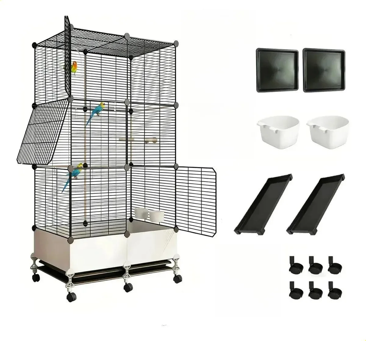 

Large Nursery for Cage Parrots Cockatiel Ringneck Birds