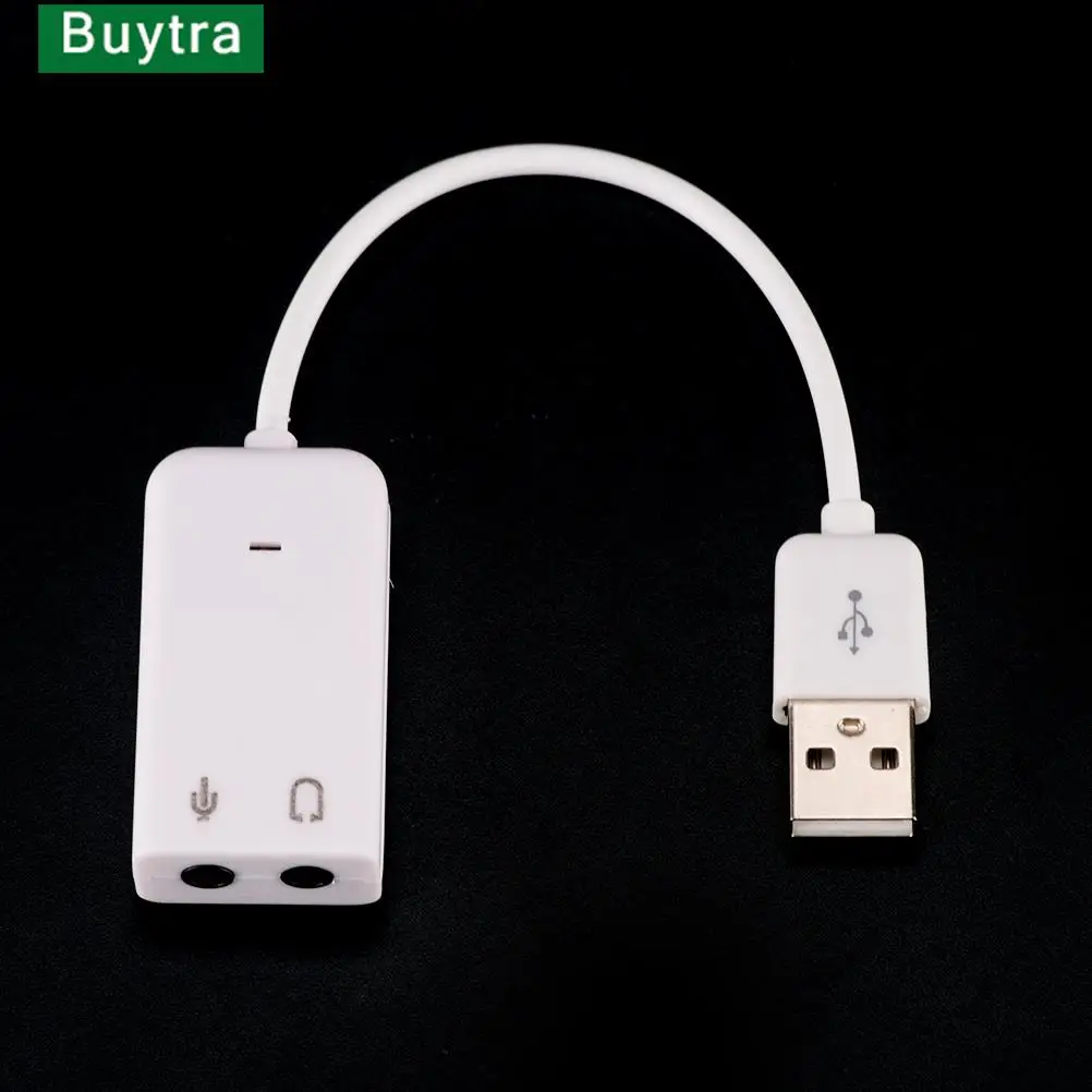 

18,5 см USB 2,0 Виртуальная 7,1 канальная Внешняя USB Аудио Звуковая карта адаптер Звуковые карты для ноутбука ПК Mac с кабелем