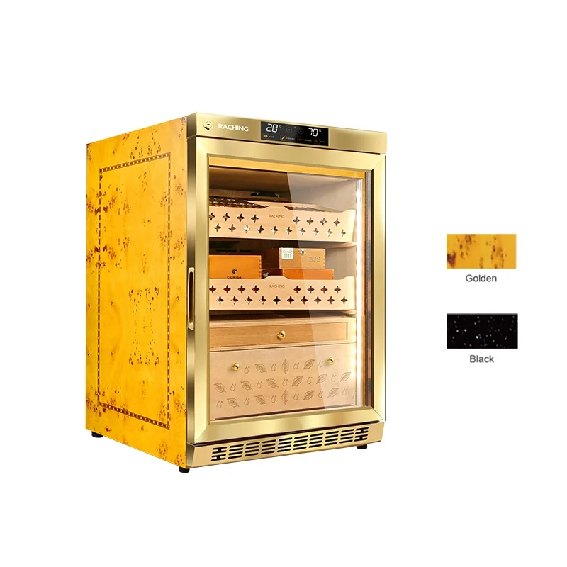 Offer Small Size MON800A Electric Cigar Humidor Hold 500ct Cigars With/without Ammonia Removal Function