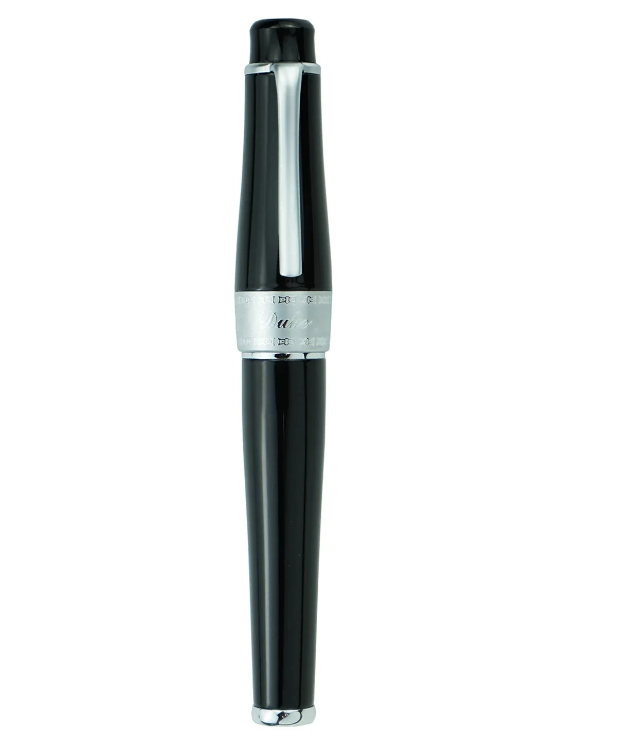 Duke 2009 Black Vulpen Memory Charlie-Chaplin Big Size Unieke Stijl, medium/Gebogen Nib Heavy Business Office Schrijven Pen