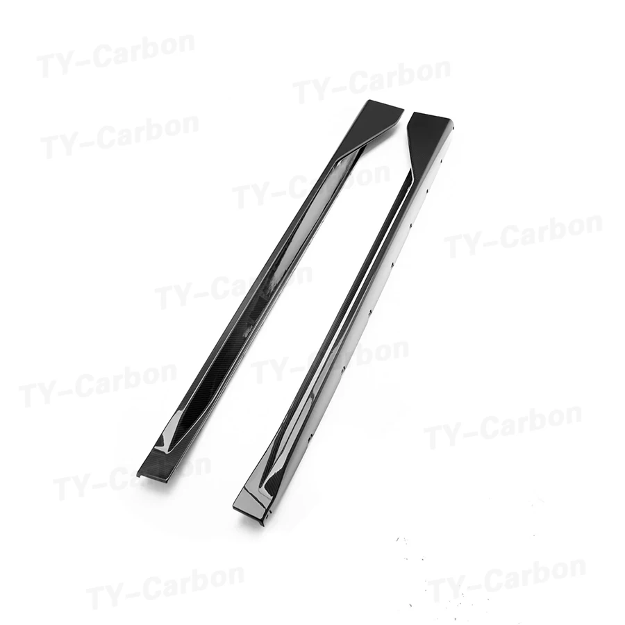Dry Carbon Side Rock Sill Insert Trim Für BMW M3 G80 M4 G82 G83 Auto Racing Stoßstange Diffusor 2021-2024 MPerformance Bodyki