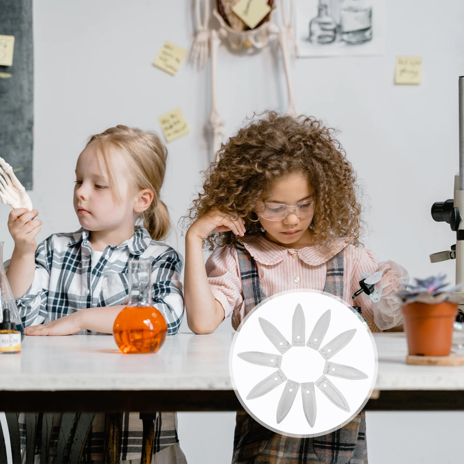 

30Pcs Experiment Materials Zinc Strips Generation Kit for Student Learning Projects