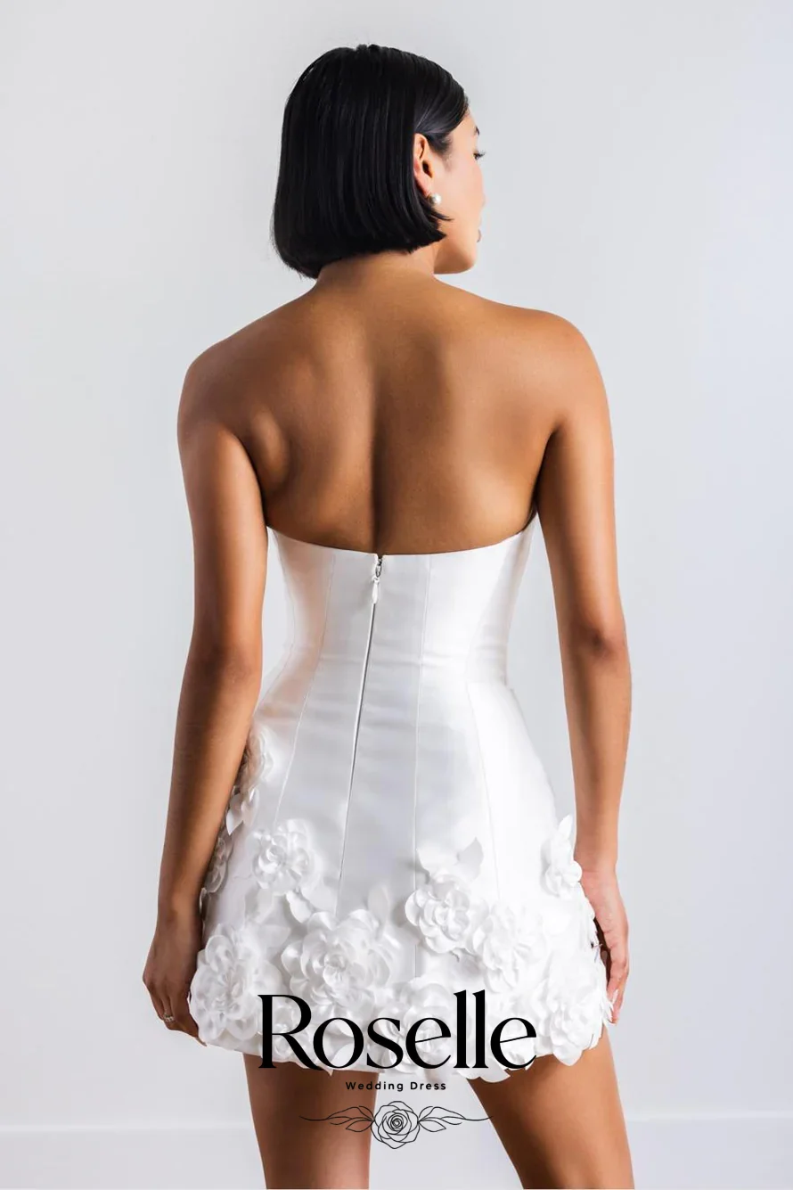 ROSELLE Mini Suknia Ślubna Bez – Wedding Qw recenzja i cena