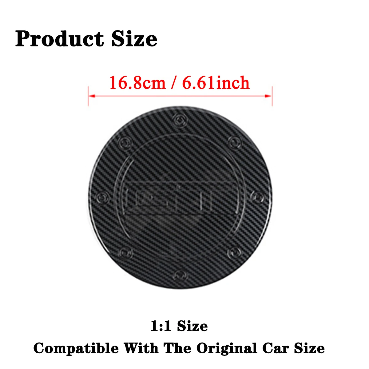 غطاء فتحة تعبئة زيت السيارة خزان الوقود الغاز استبدال غطاء الباب حامي الكسوة لفورد موستانج 2024 2025 + الملحقات الخارجية 1 حزمة