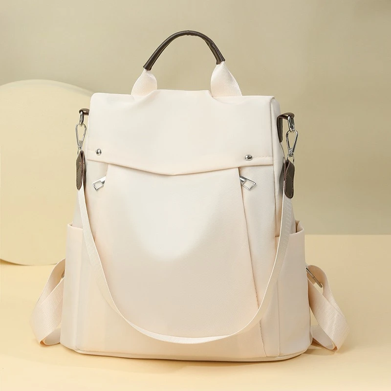 New anti-theft shoulder bag women's high-grade casual Joker nylon ladies travel bag travel lightweight fashion backpack.