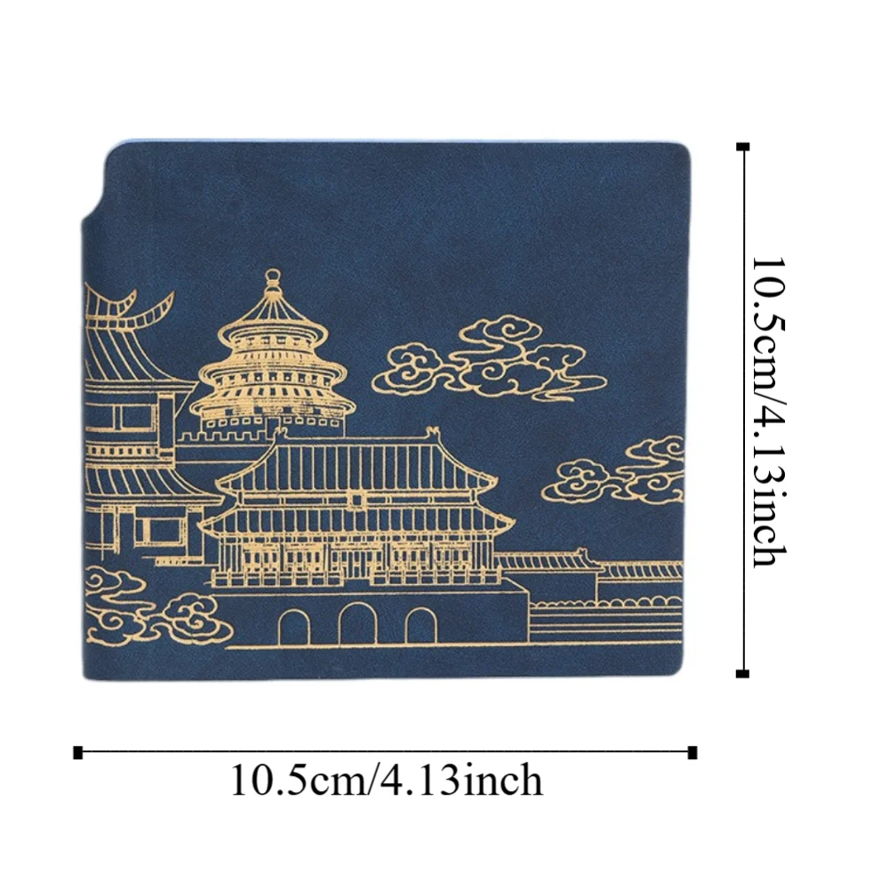 Square Pocket Record Notebook Blank Travelers Journals Portable Daily Planner Soft Cover Student Stationary