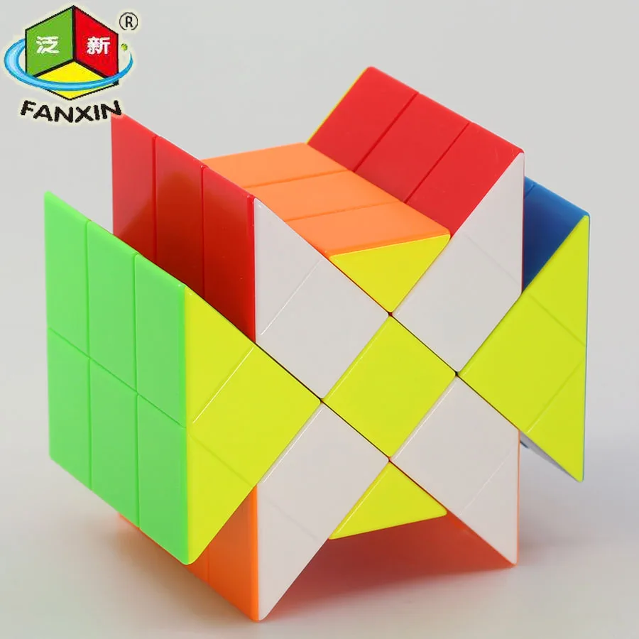 FanXin Puzzle Elongate Fisher Cube Cross Brick 3x3 Ancient Strange Shape Magical Puzzles Cubes Professional Educational Toy Game