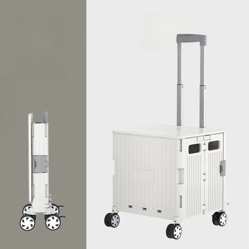 ポータブル折りたたみ式キャンピングカーハンドプルショッピングカート階段昇降ユーティリティ多機能野菜購入用トロリー