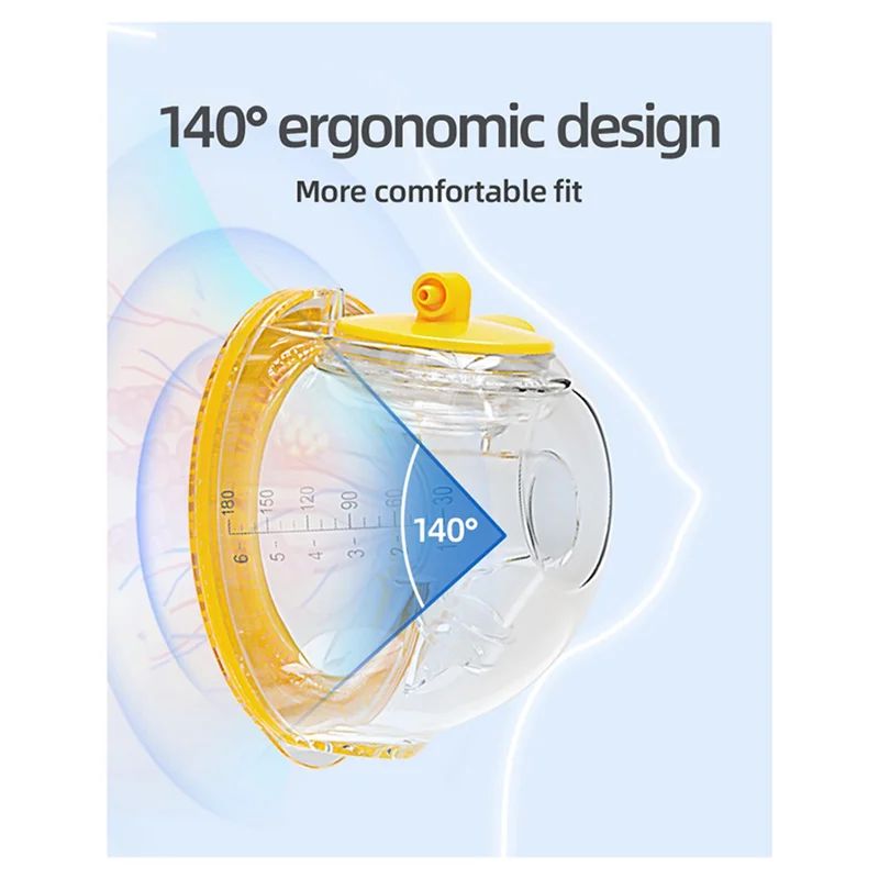 라이트-전동 유축기 무선 통합 양쪽 유축 핸즈프리 마사지 완전 자동 유축기
