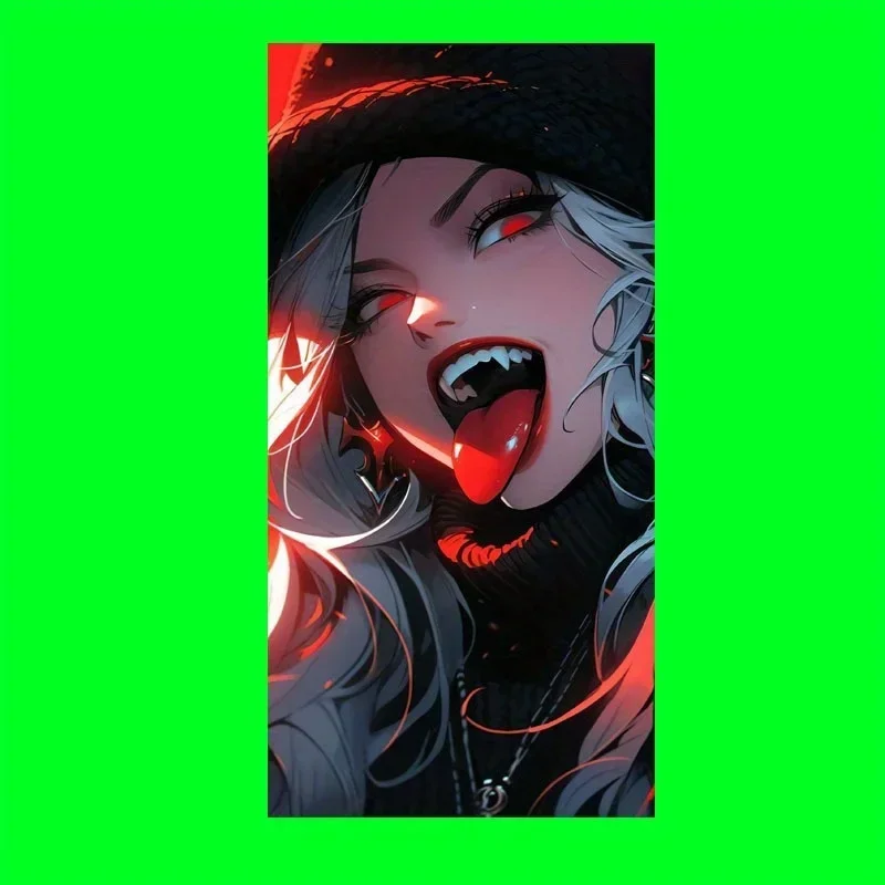 2-Pack Anime Wind Vinyl Car Stickers - Durable, Waterproof and Scratch Resistant PVC Stickers for B-pillars and more B Pillar Ca