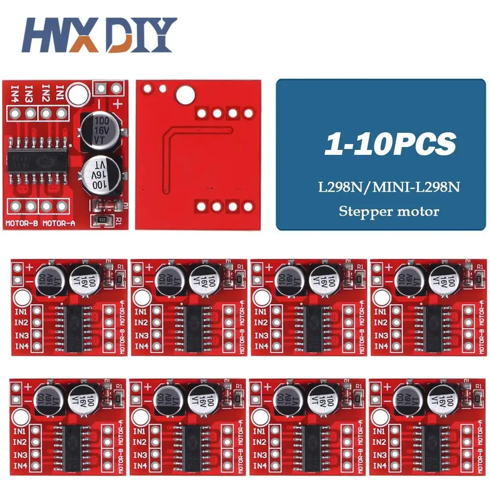 1-10PCS L298N driver board module L298 stepper motor smart car robot breadboard peltier High Power DC Motor Driver for arduino