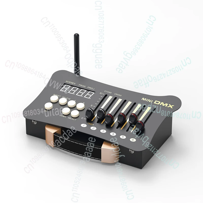 DMX512 Console With Wireless Control Panel Shaking Beam Light Controller 54 Channel DMX Dimmer Lighting Console