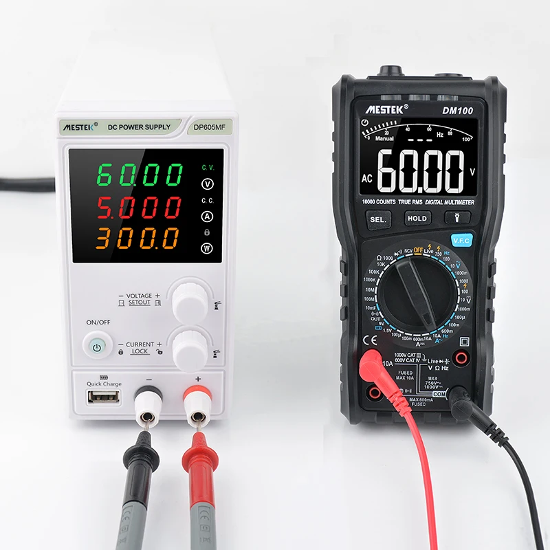 Fuente de alimentación ajustable para reparación de móviles, adaptador de CC de precisión de laboratorio, Digital, Variable, USB, DP605MF, 64V, 5A