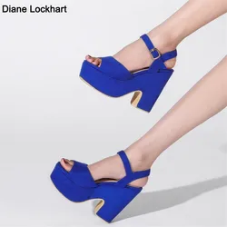 Dames Sandalen Hoge Hakken Dames Platform Enkelband Schoenen 2023 Zomer Dropshipping Sandalias De Mujer