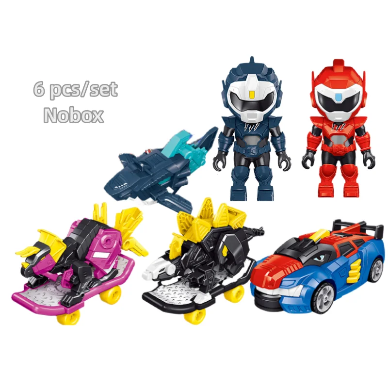 อะนิเมะ Mini Force Agent สกู๊ตเตอร์ Transformation Super ไดโนเสาร์ของเล่นตัวเลขการกระทํา X Deformation Mecha หุ่นยนต์ของขวัญ