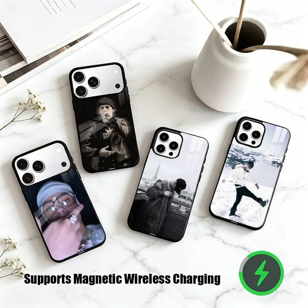 

C-Cris MJ Singer Phone Case For iPhone17,16,15,14,13,12,11 Plus,Pro Compatible with magnetic wireless charging