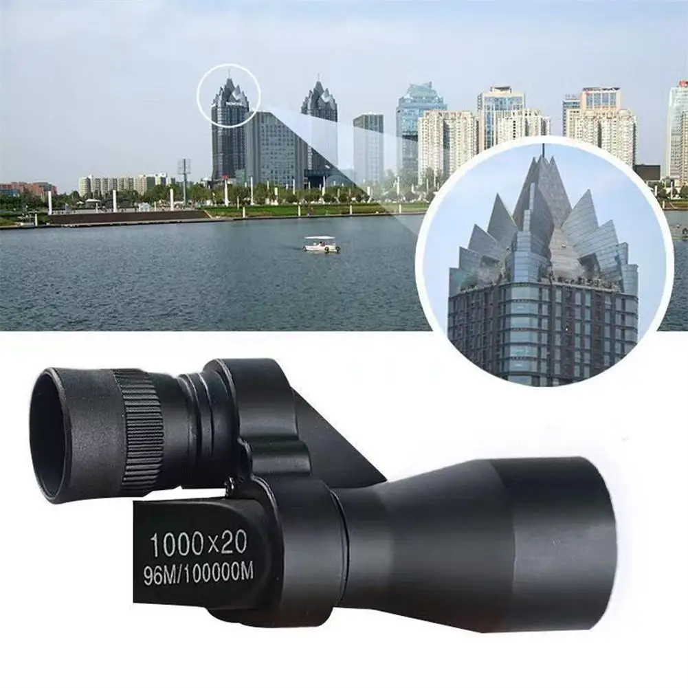 Portable HD Night Vision Mini Pocket Monocular Telescope High Magnification Zoom Outdoor Fishing Telescope For Hunting Camp A8F4