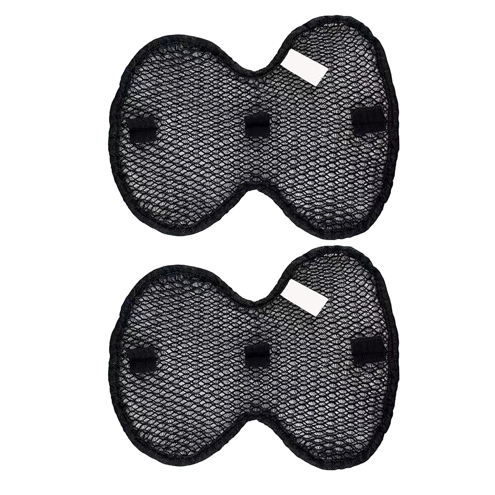 

2 Pcs Liner Lining Pad 3d Honeycomb Motorcycle Cushion Nylon Electric Bicycles Bike Padding Protective Headpiece