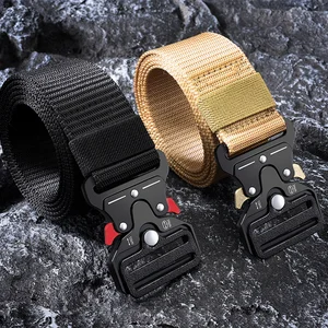 125 cm Outdoor Herrengürtel Multifunktionsjagd hochwertiger Nylongürtel 6 Hauptverkäufe Cobra Fuktion - №1