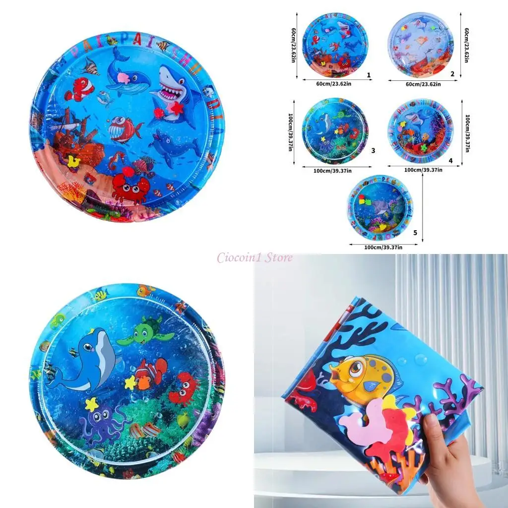 Alfombra agua inflable PVC y1ub PVC para bebés 0 a 12 meses desarrollo
