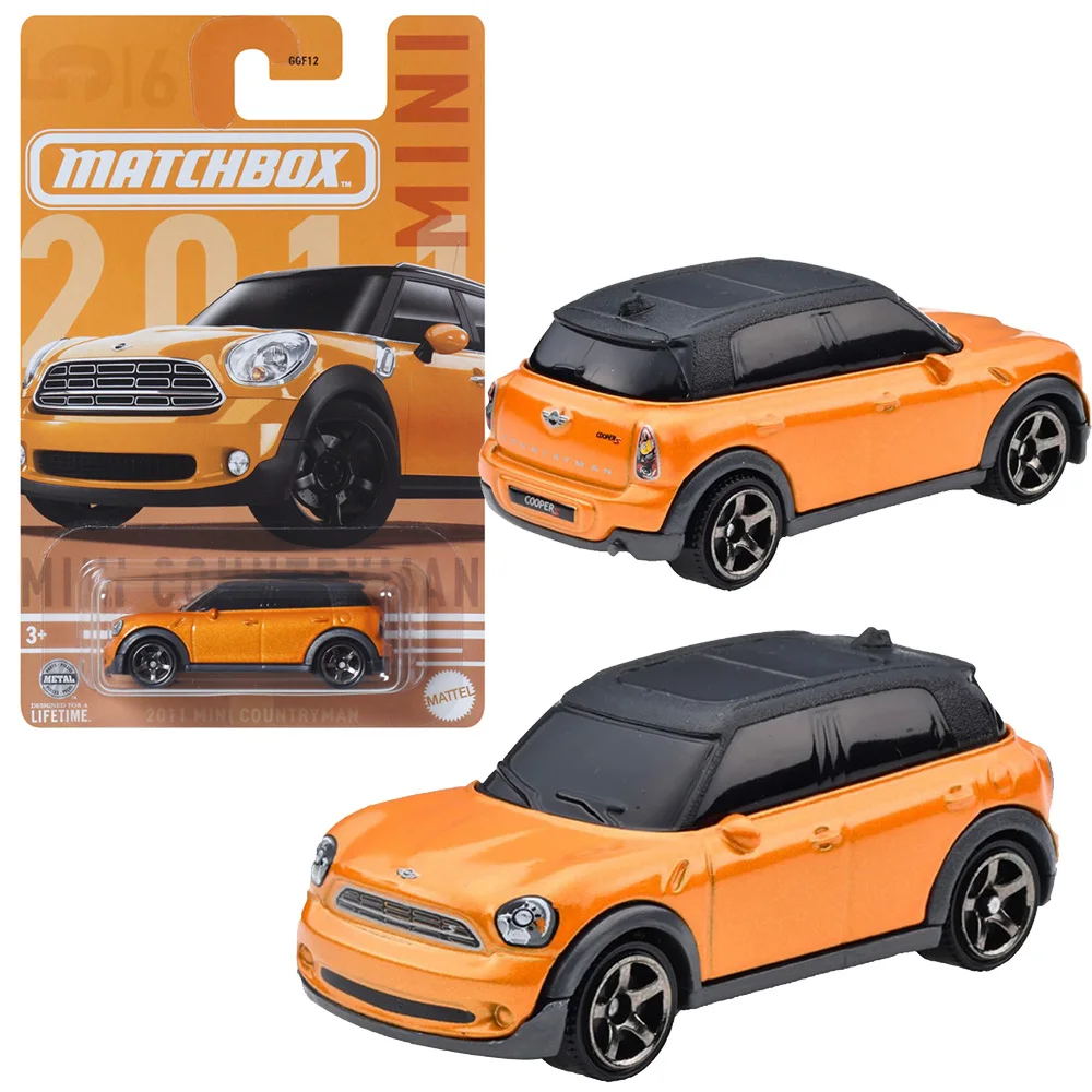 Mattel Matchbox Car Austin Mini Cooper 1/64 Diecast Toys Boys Cabrio Countryman Vehicles Models Metal Collector Birthday Gift