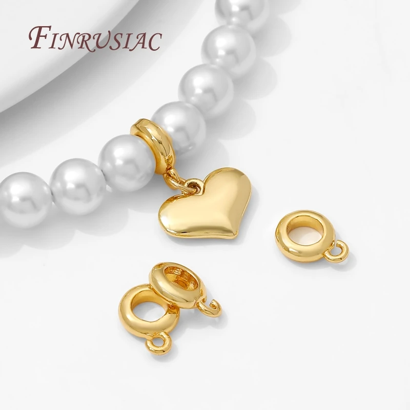 18K vergoldete Bügel für Schmuck, Zubehör für Anhänger, Perlentrenner, Anhängerhalter, Schmuckherstellungszubehör, Halskettenbügel – Detail 19