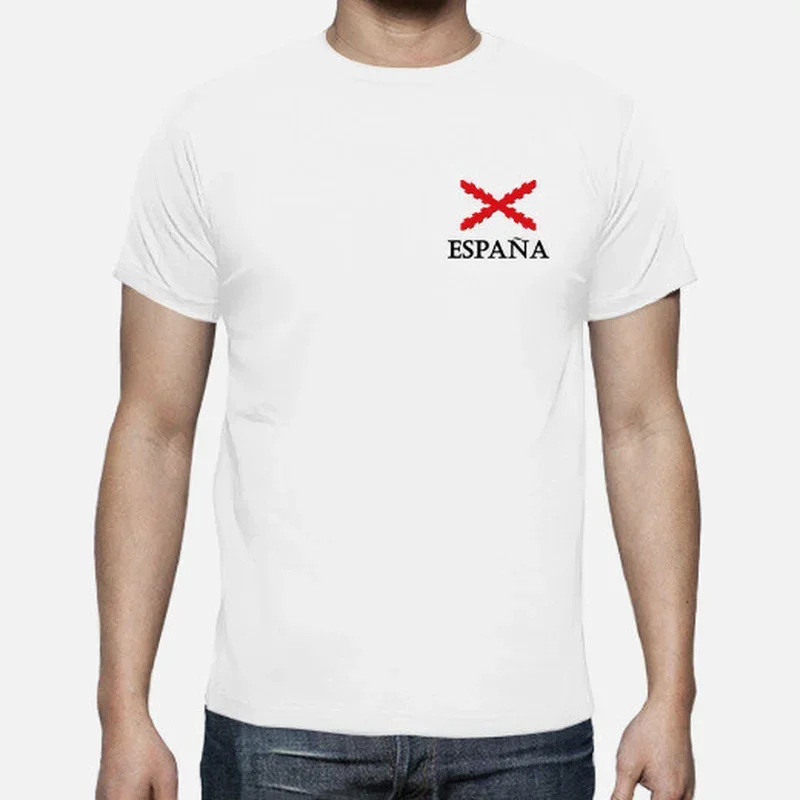 

España Cruz De San Andrés Men T-Shirt Short Sleeve Casual 100% Cotton O-Neck Summer Shirts Size S-3XL
