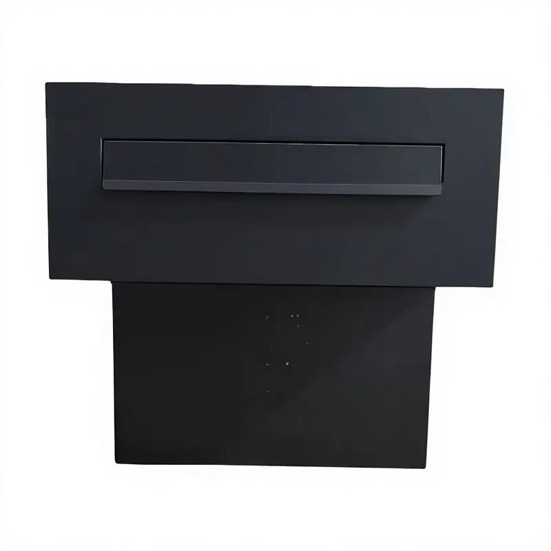 Waterproof Steel Recessed Mailbox Lockable Modern Wall Mounted Outdoor Garden Post Box Secure Metal Letter Box For Home