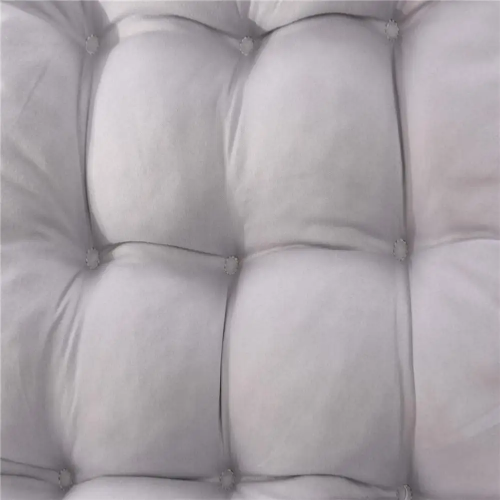 35cm Chair Cushion Solid Color Anti Skid Breathable Bright Color Seat Pillow Dining Chair Cushion Creative Sofa Fabric Cushion