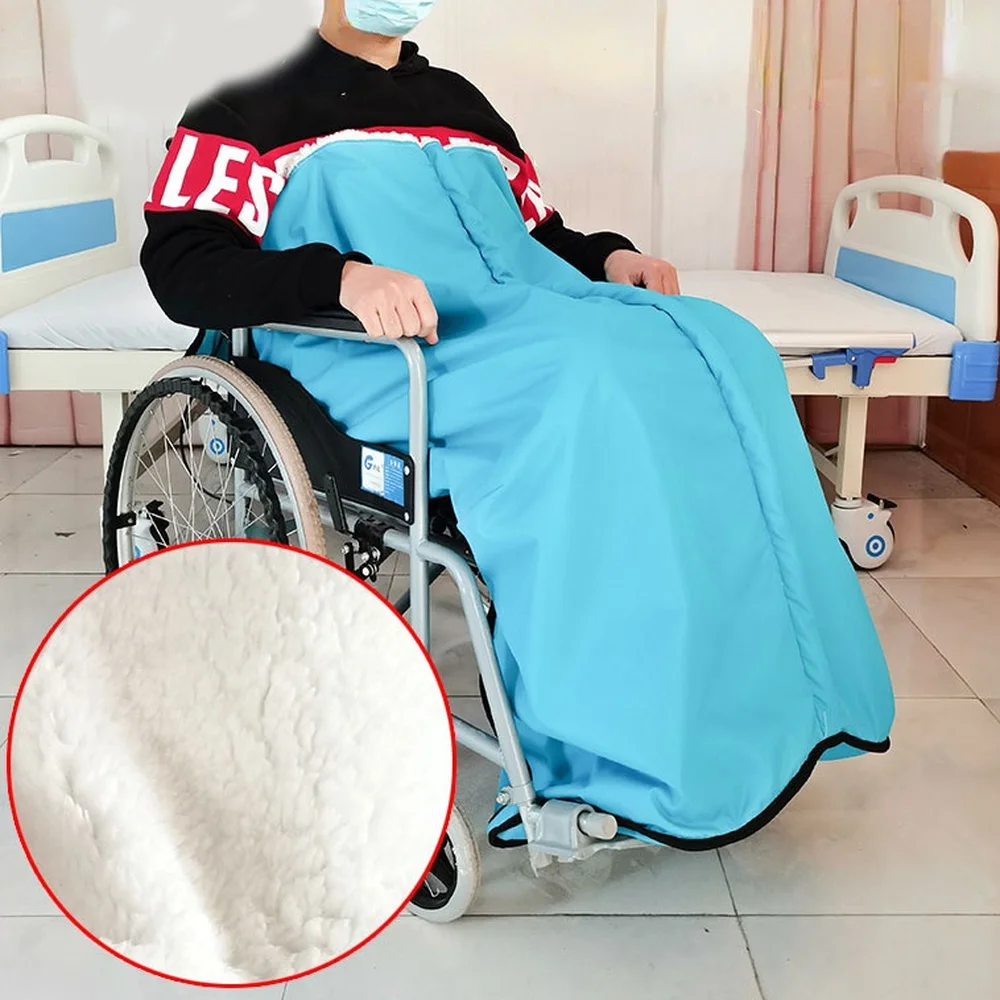 Wheelchair Cover Blanket Warm Blanket Anti-cold Wind Thickening Waterproof Elderly Waist Legs Warmer Health Protection Products