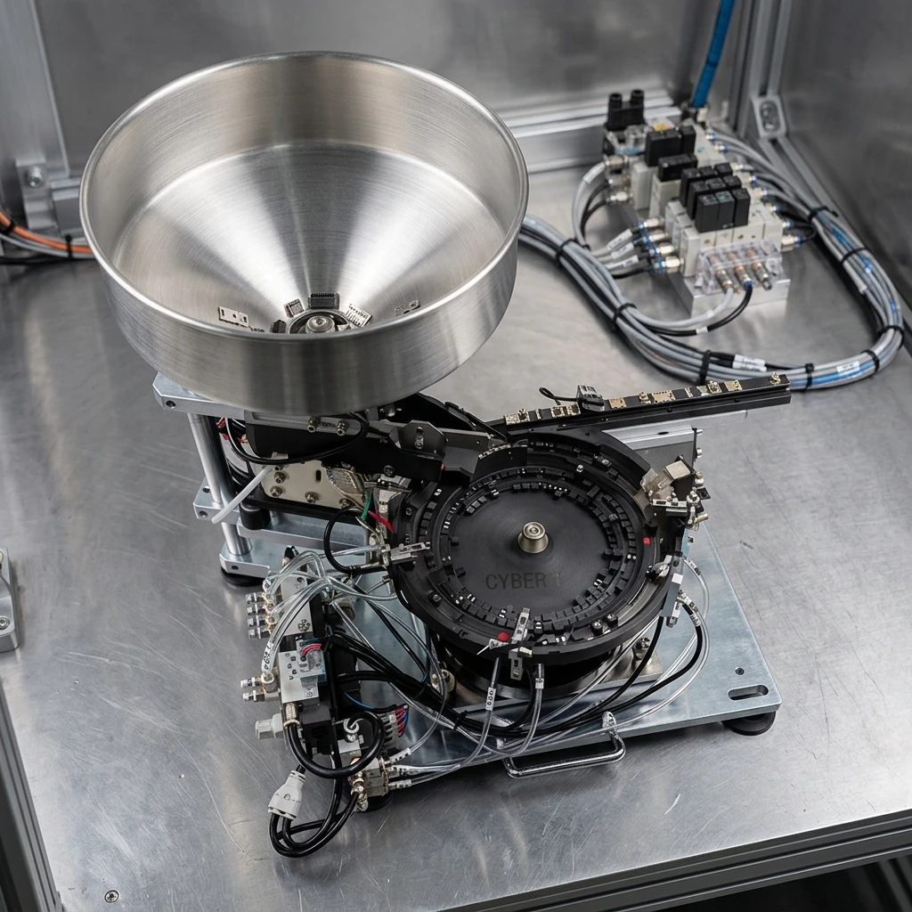 Chip Industry Automation Small-sized Precise Stainless Steel Vibrating Disc Electro-inductive Piezoelectric Vibration Engine