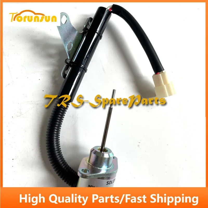 Fuel Shut Off Stop Solenoid 1E152-60011 1E15260011 for Kubota V2203 Engine