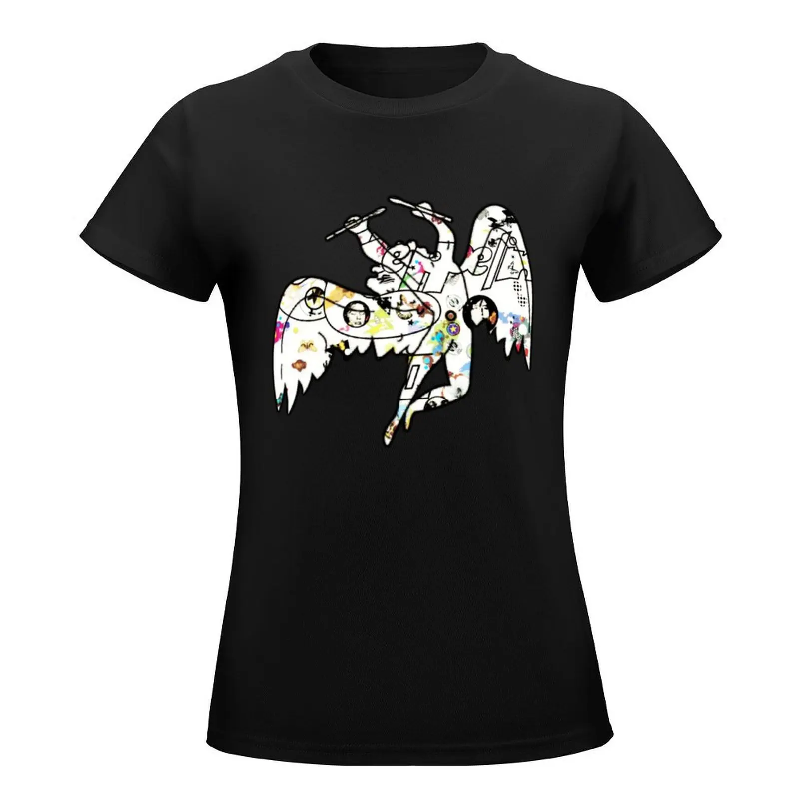 Icarus Water art T-Shirt female tops animal print shirt for girls designer clothes Women luxury