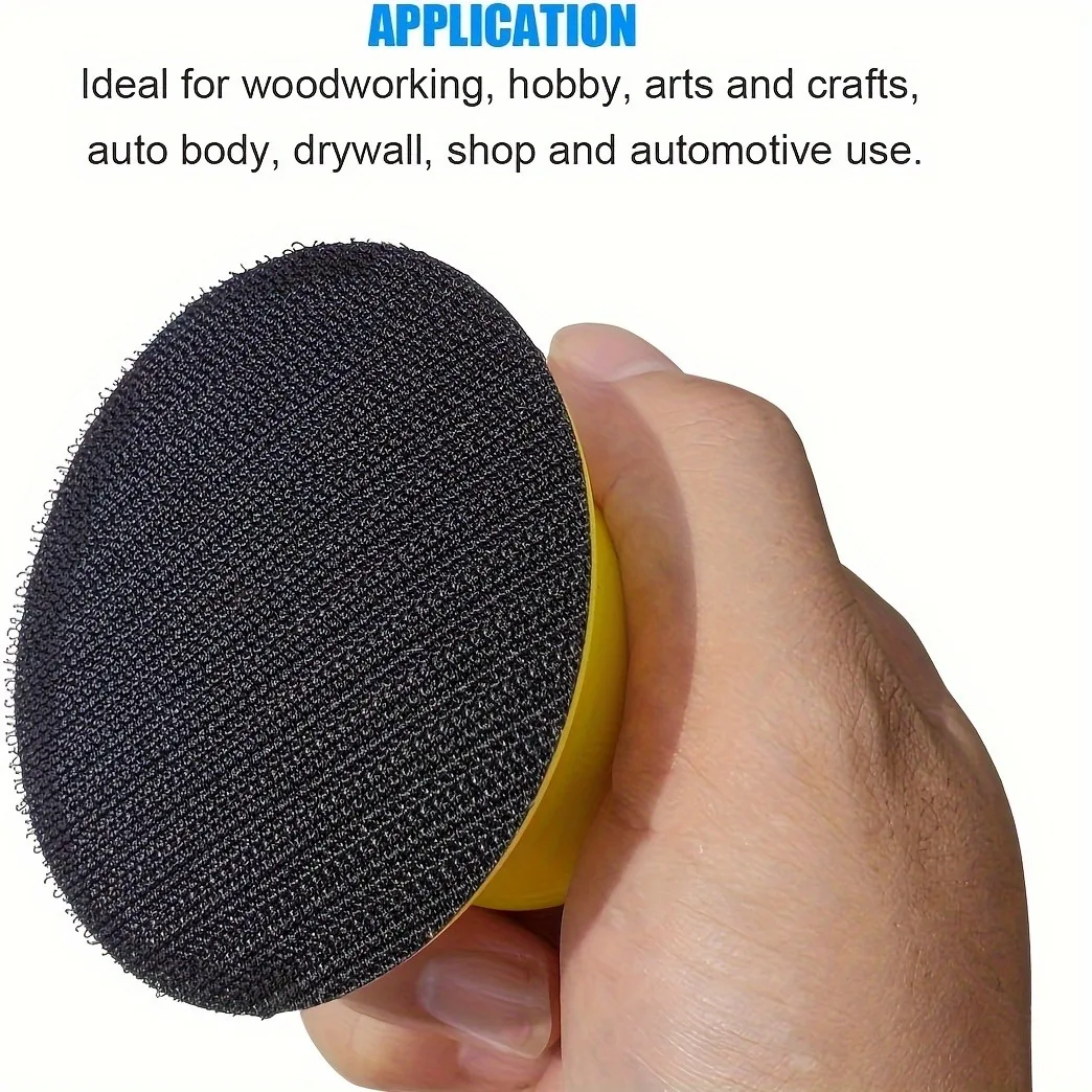 1Inch 3Inch Wet and Dry Sandpaper Kit 11Pcs with Hand Sanding Block Sandpaper 100# 1200# for Concrete Terrazzo Polishing