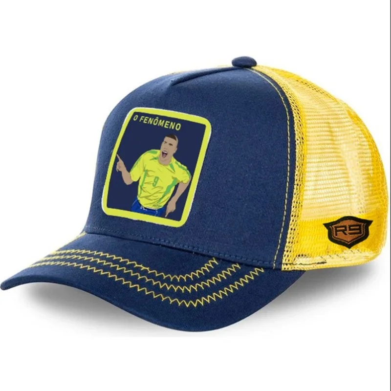Cartoon Cap Superstar Football Baseball Cap Men Women Summer Hip-Hop Sun Visor Cap Gift Adjustable Mesh Hat Trucker Hat ﻿