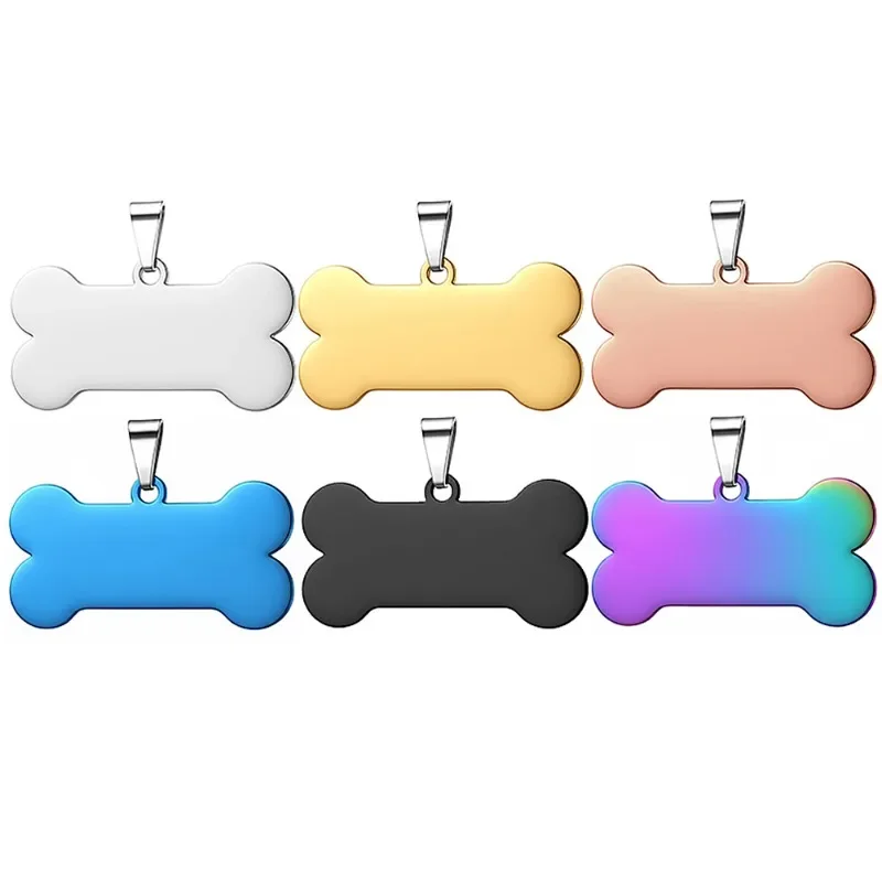 Custom LOGO Stainless Steel Star Bone Fish Rectangle Keychain  Pendant Laser Name Keyring Personalized Key Chains RingGift