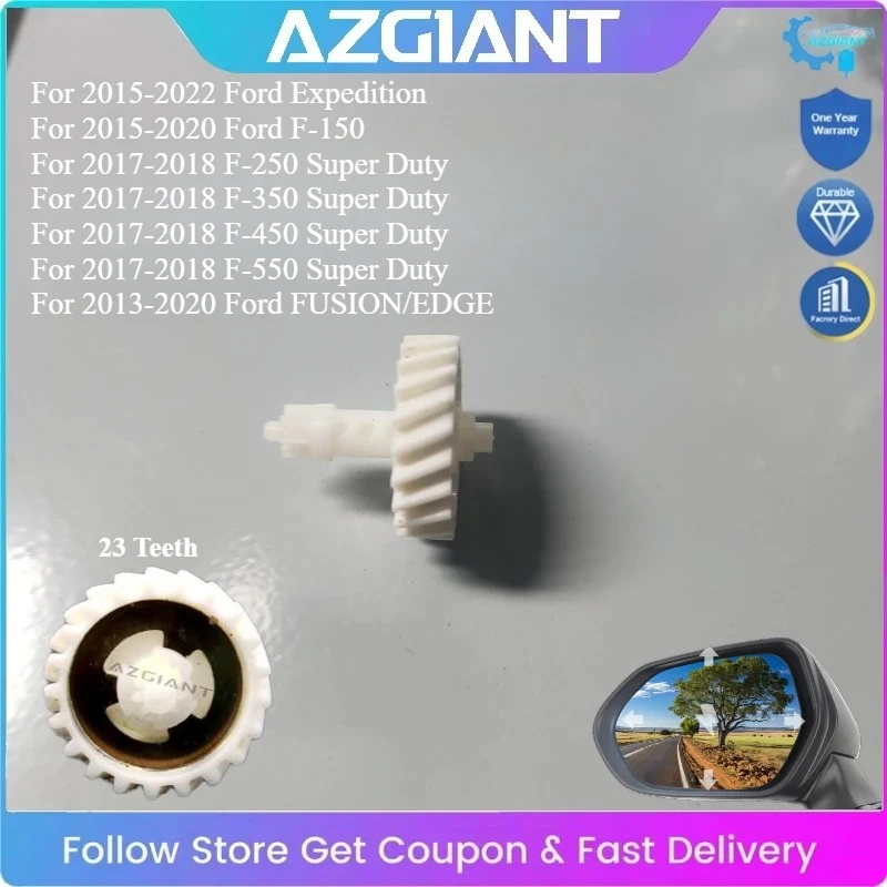 

AZGIANT Car Mirror Blind Spot Side Rear View Adjust Actuator Inner Gear for Ford F-150 250 350 450 550 Expedition FUSION/EDGE