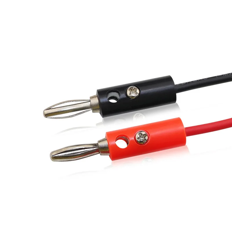 NEW 2PCS 1M Alligator Cilp to AV 4mm Banana Plug Test Cable Lead Connector Dual Tester Probe Crocodile Multimeter Measure Tool view 4