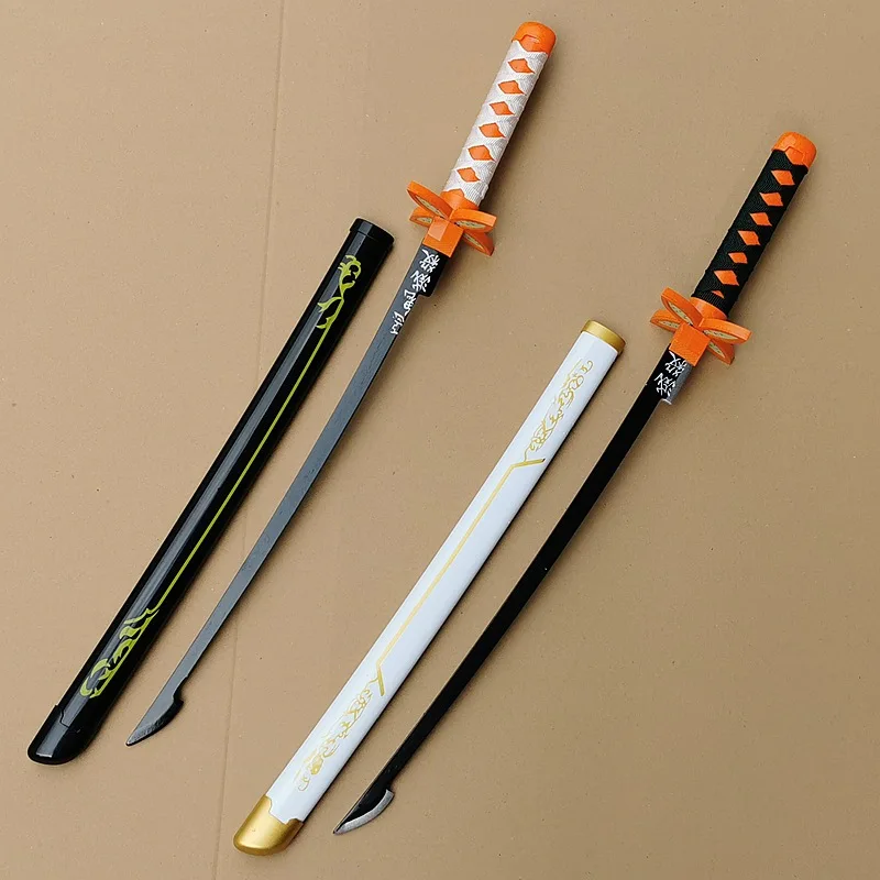 40 Zoll Dämon Sayaer Shinobi Katana Anime Dämonentöter: Kimetsu no Yaiba Kinderspion P Road PS Ninja Messer Echtheitsgröße Japa Nese Katana Samurai Säbel Geschenk – Detail 9