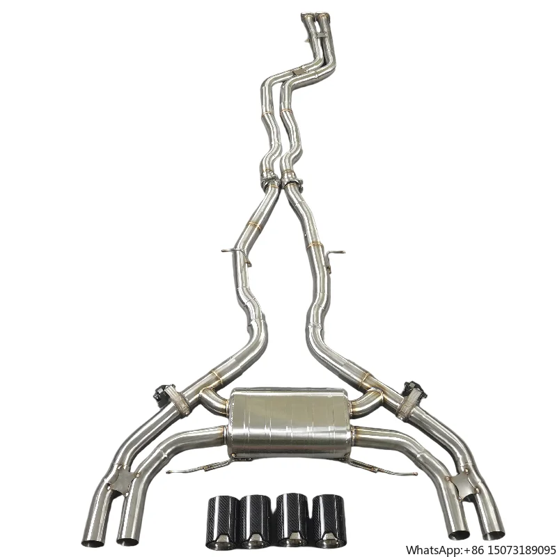 

Выхлопная система Valvetronic Catback с одним средним патрубком для S58 X3M F97 X4M F98 3.0T с клапанной системой глушителя