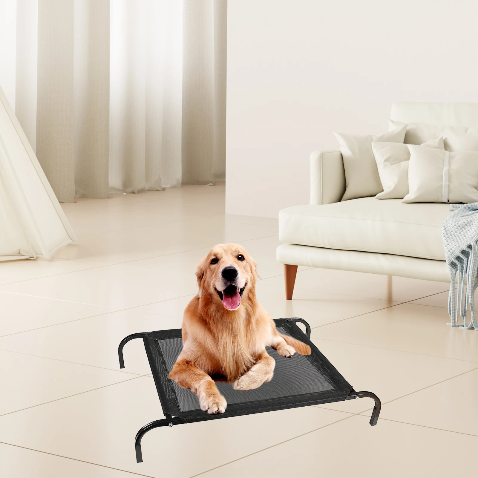 

Cool Dog Bed Cloth Accessories Washable Replacement Covers Elevated Mesh Hammock Pad Travel Small Cooling Cat Nest