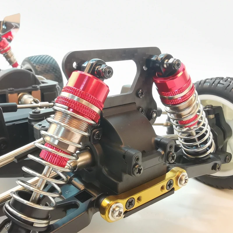【CYBER MONDAY】for 104001 1/10 RC Car Carbon Fiber Chassis Car Bottom Shock Tower Board Set Upgrade Parts Accessories
