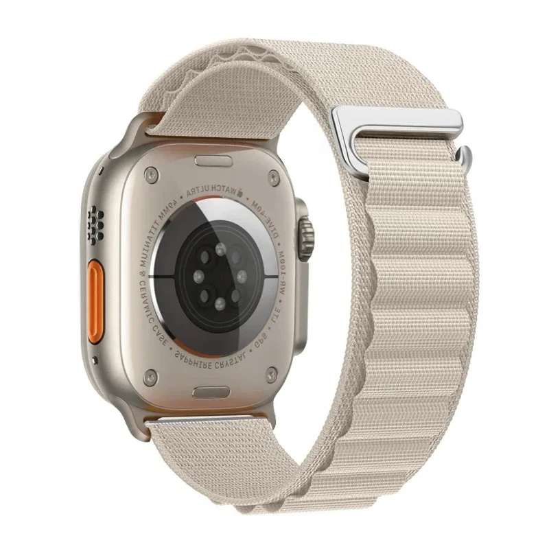 Alpine Loop Armband für Apple Watch Band Ultra 4 3 2 49mm 46mm 44mm 40mm 45 41 38 42mm Nylon Armband für iWatch 12 11 10 9 8 SE 3