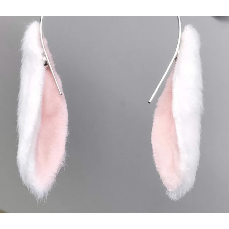 BJD Drooping Rabbit Ears for 1/6 1/4 1/3 MDD MSD Doll Animal Ears Accessories.