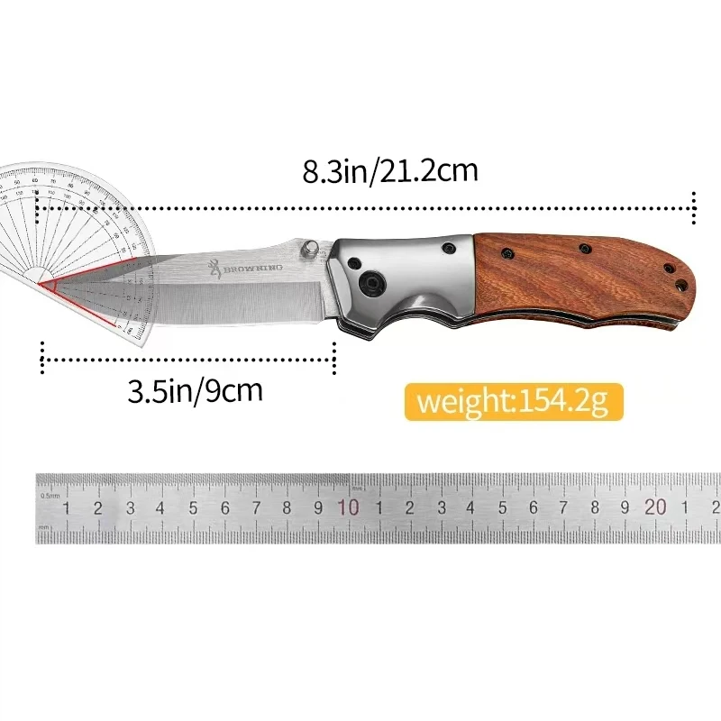 Outdoor Portable Folding Knife for Men High Hardness Survival Military Tactical Pocket Knives for Camping and Fishing