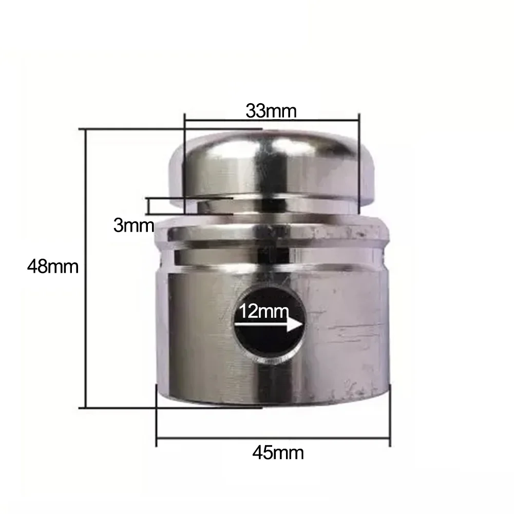 

Electric Pick Parts Electric Pick Piston DIY Maintenance 45mm Width 48mm Length Easy To Install Grey Color High Quality