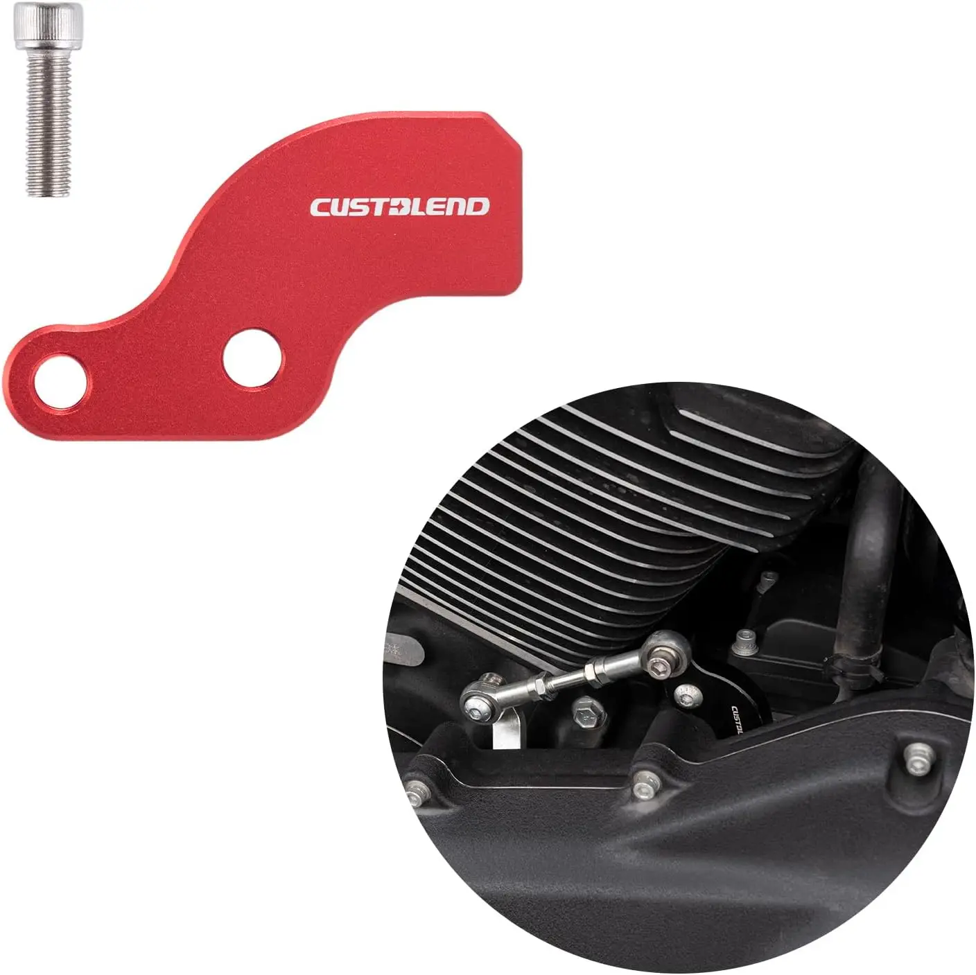 

Harley Neutral Gear Shift Assist, 2025 Road Glide Red Shifter Lever, Gear Shift Linkage Fit for 2018-2025 Harley Touring, 2018-2