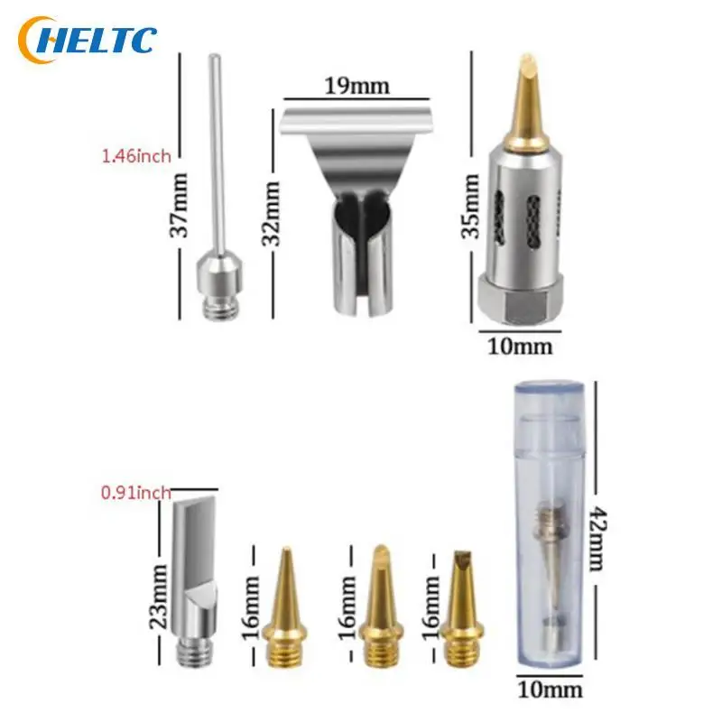 Imagem -02 - Gás Butano Ferro de Solda Kit Welding Kit Torch Pen Tool Cobre e Cabeça de Ferro Pcs Pcs